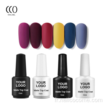 OEM durable de vernis à ongles en gel de couche de finition UEM pour le salon de manucure